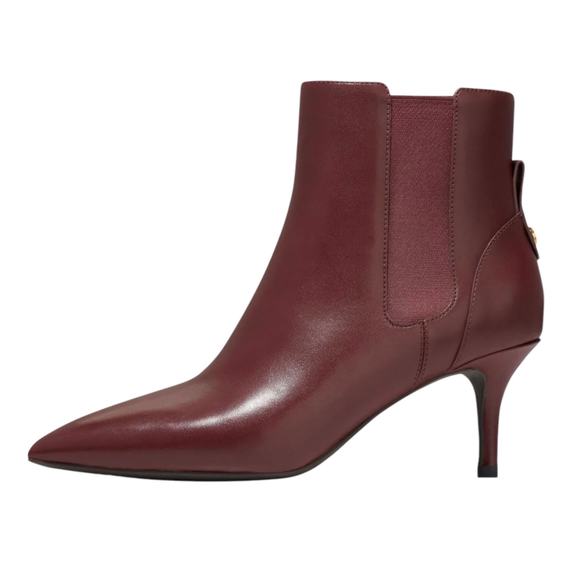 Cole Haan Women's Go-To Park Pointed Toe Dress Booties Dark Red Size 7 1/2 - Picture 2 of 3